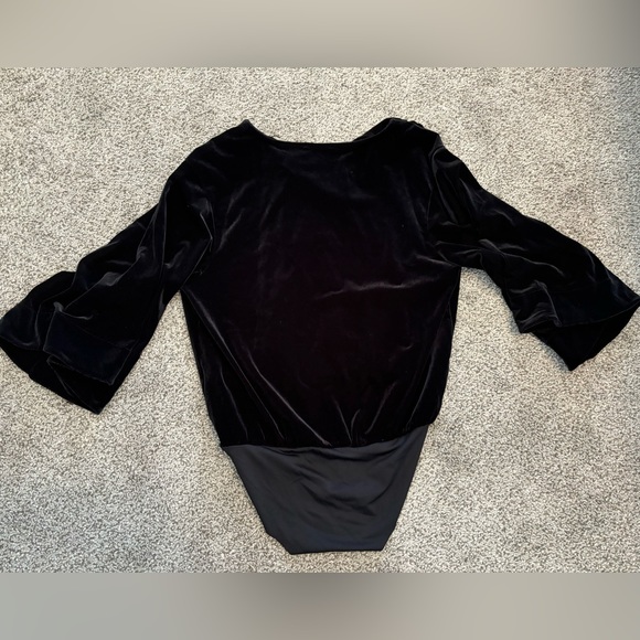 ZARA Velvet Beaded Bodysuit - Picture 5 of 5